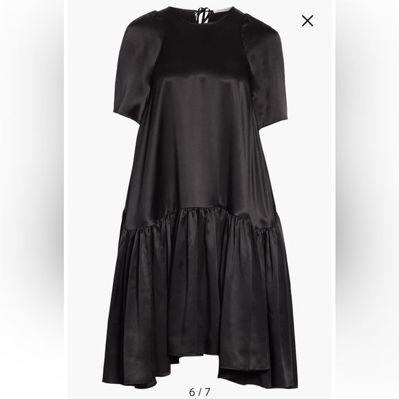 Cecilie Bahnsen Annabella Black Silk Dress size 4 - Picture 5 of 11